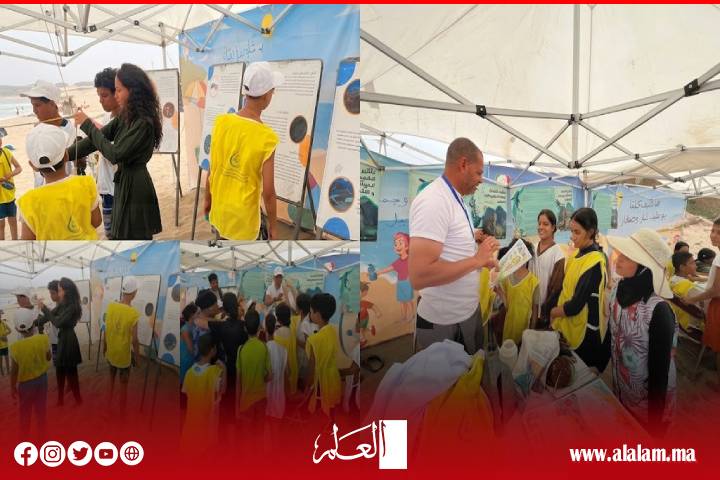 من تغازوت إلى سيدي وساي.. القافلة البيئية تستقطب أكثر من 600 مستفيد يوميًا لحماية شواطئ سوس ماسة