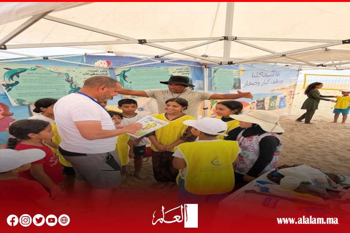 من تغازوت إلى سيدي وساي.. القافلة البيئية تستقطب أكثر من 600 مستفيد يوميًا لحماية شواطئ سوس ماسة