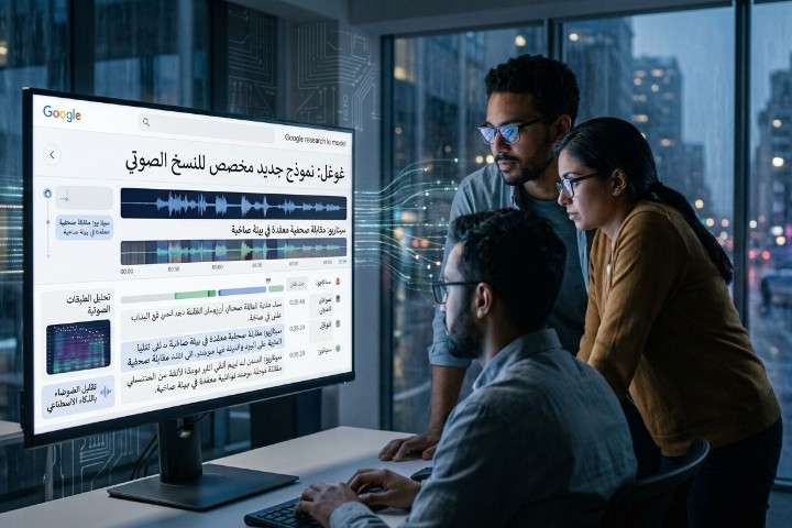 "غوغل" تطلق نموذجا جديدا مخصصا لعمليات النسخ الصوتي