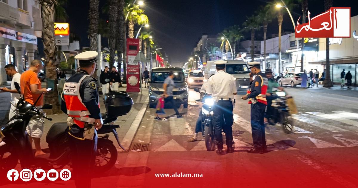 حملة أمنية بالجديدة تستهدف الدراجات النارية