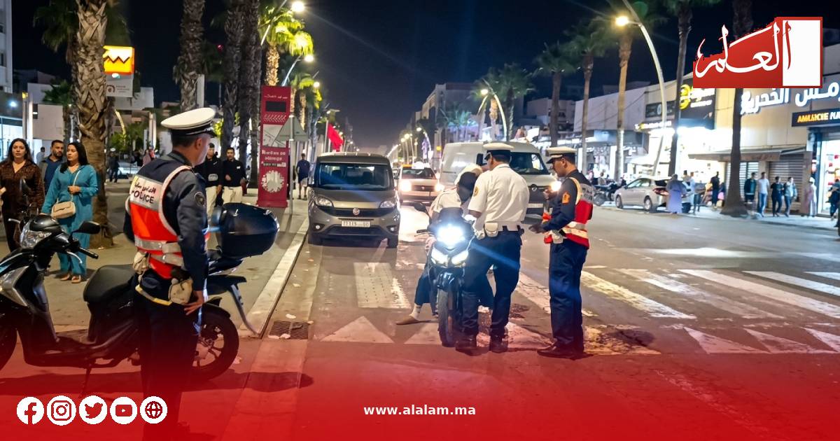 حملة أمنية بالجديدة تستهدف الدراجات النارية