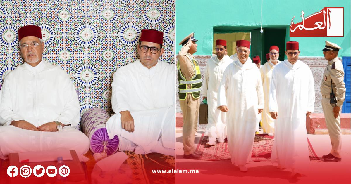 الحاجب الملكي يسلم هبة ملكية لشرفاء زاوية سيدي عبد العزيز بن يفو