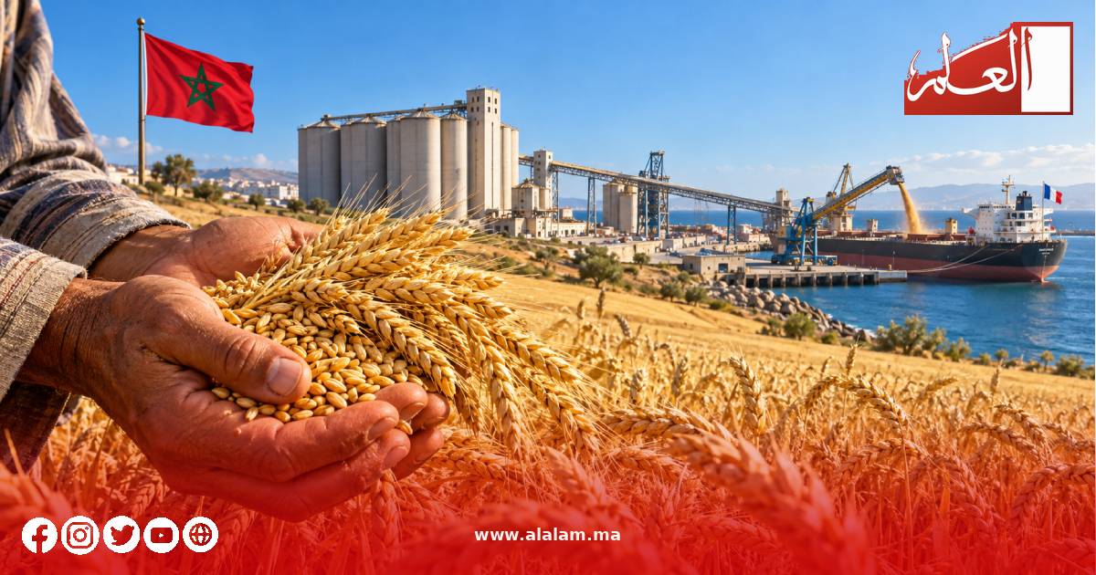 المحصول المحلي والواردات لتأمين احتياجات المغرب من القمح