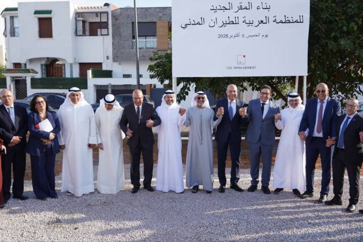 عبد الصمد قيوح يعطي انطلاق أشغال بناء المقر الجديد للمنظمة العربية للطيران المدني
