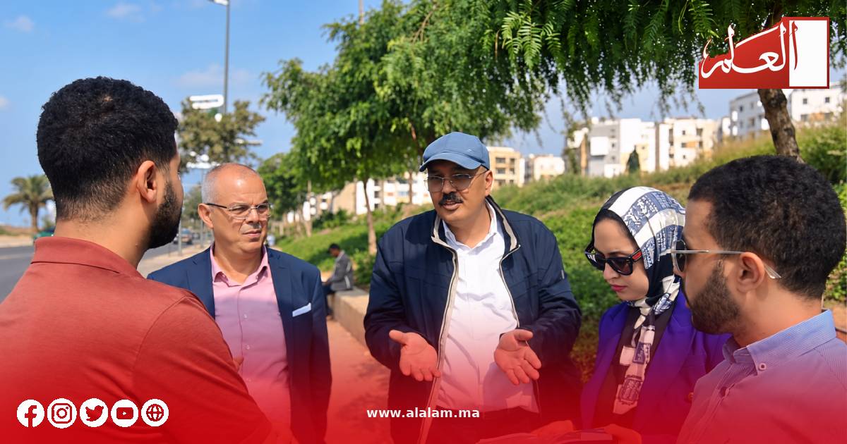 معاينة ميدانية لتحسين خدمات النقل الحضري بحي أنزا
