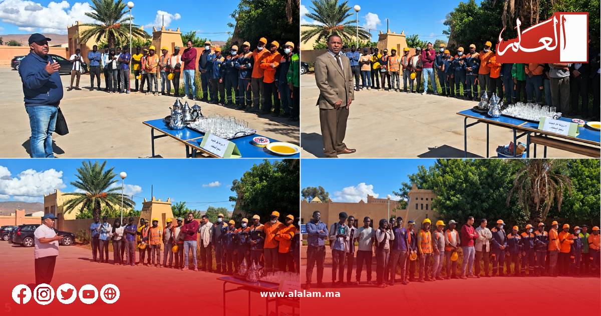 تعبئة جماعية للنظافة والتشجير وترسيخ المواطنة البيئية بالقطب الجامعي بالرشيدية