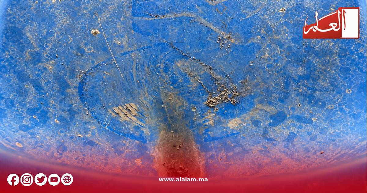 لقطة مقربة تظهر الغبار والأوساخ على أحد المقاعد