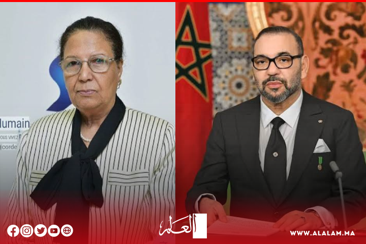 جلالة الملك يعزي أفراد أسرة القاضية المرحومة زهور الحر