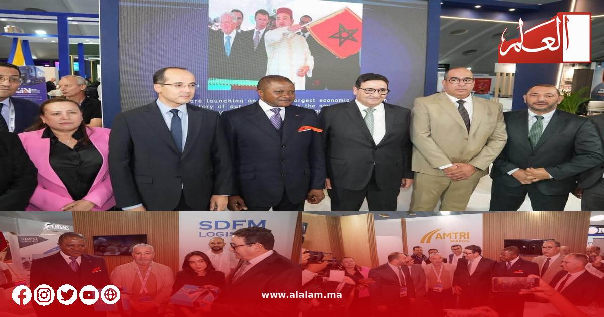 عبد الصمد قيوح خلال فعاليات «LOGITERRE 2026» بالدار البيضاء