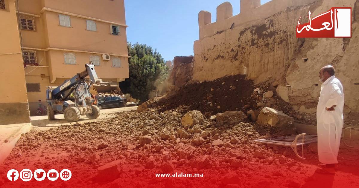 ركام بمحاذاة سور تارودانت التاريخي يثير مخاوف السكان