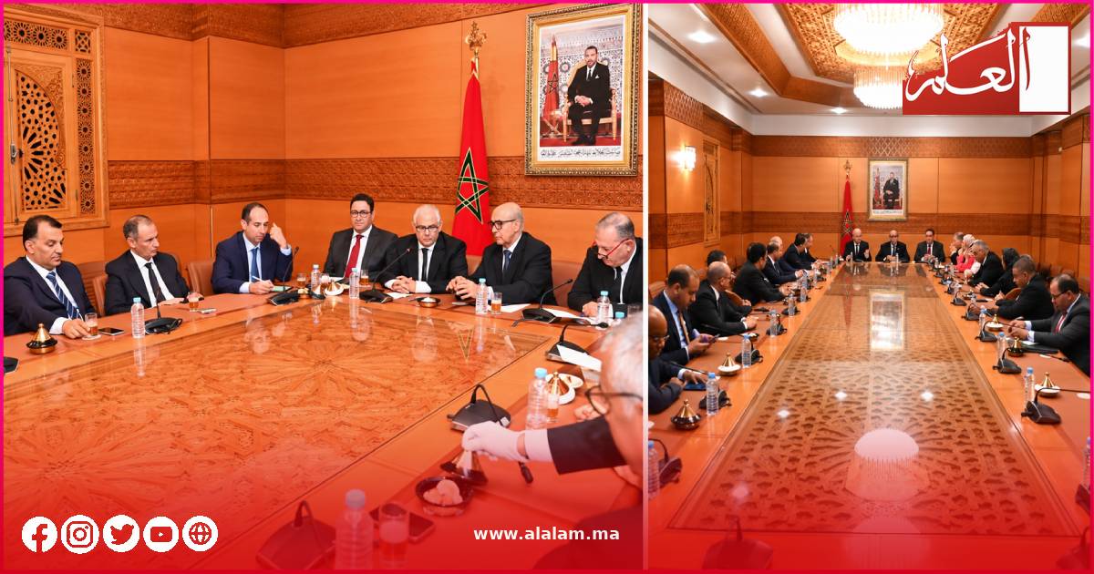 نزار بركة خلال لقاء التعبئة الاستقلالية بمجلس المستشارين