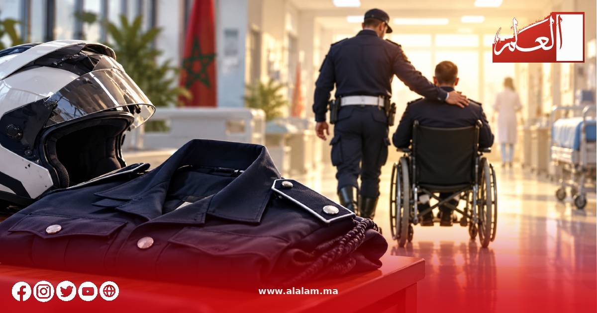 صورة تعبيرية عن العناية بشرطي أصيب أثناء أداء واجبه