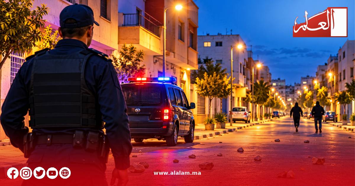 صورة تعبيرية عن تدخل الشرطة إثر اضطرابات بالشارع العام
