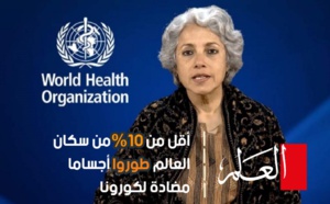 الصحة العالمية: أقل من 10٪ من سكان الأرض لديهم أجسام مضادة لكورونا