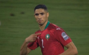 المغرب ينجو من كمين الغابون بهدف حكيمي