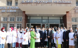 "آيت الطالب" يعطي انطلاقة خدمات مستشفى القرب جرف الملحة بإقليم سيدي قاسم