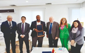 رئيس الجمعية المغربية للمصدرين لدى استقباله القنصل العام للولايات المتحدة