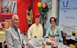 إفطار جماعي يجمع مغاربة مسلمين ويهود ومسيحين في "عيد ميمونة" بأمستردام