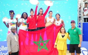 المنتخب المغربي يحرز لقب كرة الطائرة الشاطئية