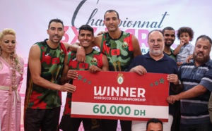 الجيش الملكي يتوج بلقب كرة السلة الثلاثية 