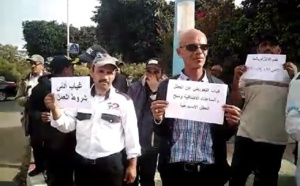 عمال المناولة في قطاع التعليم يحتجون بالجديدة