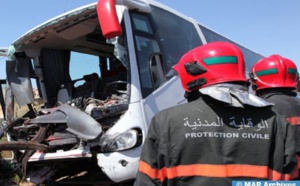 انقلاب حافلة لنقل المسافرين يخلف 11 قتيلا وإصابة 43 شخصا بإقليم تازة 