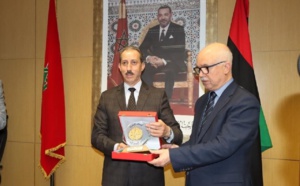 الداكي يستقبل رئيس هيئة الرقابة الإدارية الليبية