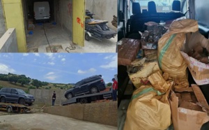 الأمن يجهض عملية ثانية لتهريب كمية كبيرة من مخدر الشيرا بمدينة طنجة