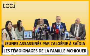 ندوة صحفية لعائلة مشيور أحد الضحايا الذين قتلتهم قوات الجزائر في شاطئ السعيدية بدم بارد