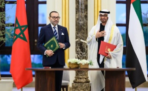جلالة الملك ورئيس دولة الإمارات يوقعان على إعلان التعاون المشترك بين البلدين