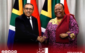 سفير صاحب الجلالة يتباحث مع وزيرة خارجية جنوب أفريقيا