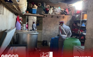 مراكش: عملية مداهمة ناجحة تحبط تجارة حليب فاسد