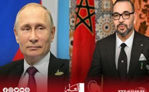 جلالة الملك يهنئ "بوتن" بمناسبة العيد الوطني لبلاده