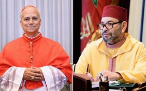 صاحب الجلالة يهنئ ليو الرابع عشر بمناسبة انتخابه لاعتلاء الكرسي البابوي