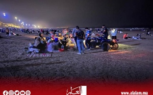 حملات تحسيسية وللمراقبة لمنع الطهي بشاطئ أكادير