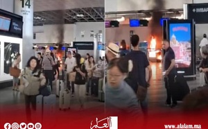 فوضى في مطار ميلانو مالبنسا بعد إضرام شاب النار في منطقة تسجيل الوصول