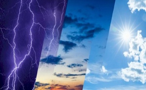 زخات رعدية قوية وتساقط برد بعدد من مناطق المملكة اليوم الثلاثاء