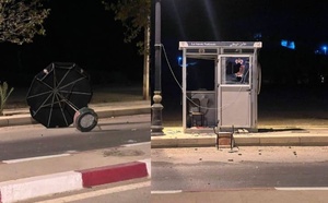 هجوم مجهولين على سد أمني بإمزورن يخلّف خسائر مادية