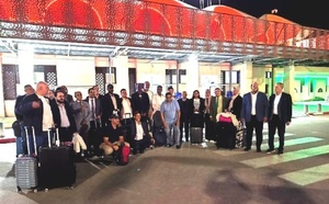 وفد الاتحاد العام للصحافيين العرب يصل إلى العيون للمشاركة في لقاء حول السيادة الإعلامية