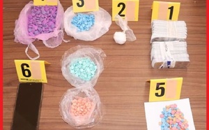 ضبط شخصين بقلعة السراغنة بحوزتهما أكثر من ألفي قرص مهلوس وكوكايين