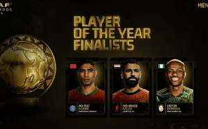 حكيمي وصلاح وأوسيمن في اللائحة النهائية لجوائز الكاف 2025