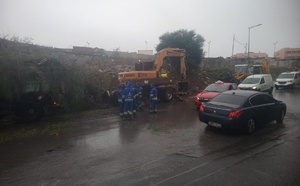 تنفيذ عملية واسعة لهدم مستودعات عشوائية لتخزين مواد البناء بسيدي البرنوصي