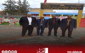 مدير الأكاديمية الجهوية للتربية والتكوين بجهة بني ملال خنيفرة يدشن تعيينه بزيارة لمدرسة عثمان ابن عفان