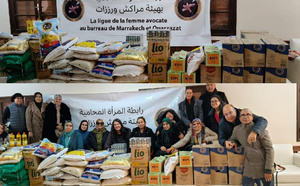 محاميات مراكش – ورزازات في قلب آسفي وتضامن إنساني يتجاوز قاعات المحاكم