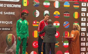 البونجيمي يفوز بالبرونز في بطولة افريقيا للمبارزة بالسينغال