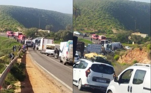 وفاة أربعة عناصر أمن وإصابة 26 في حادث مأساوي بين سيدي إفني وأكادير