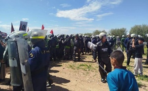 توتر ميداني بقلعة السراغنة.. مواجهات عنيفة بين السلطات وساكنة “أولاد الرامي” بسبب مقلع أحجار