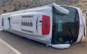 حادث سير خطير ونجاة ركاب حافلة من "فاجعة حقيقية" بين تيزنيت وتافراوت