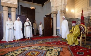 جلالة الملك يستقبل الأعضاء الجدد للمحكمة الدستورية وينصب أدمينو عضوا بمجلسها