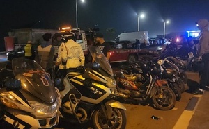 الجديدة  فرقة الدراجين تؤمن حركة السير والجولان  بسيدي بوزيد